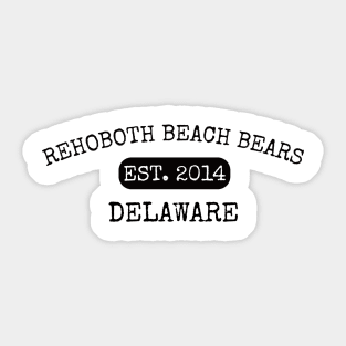 RBB EST. 2014 (blk font) Sticker